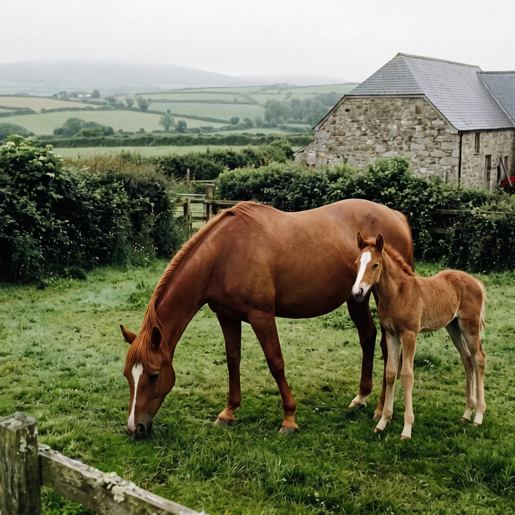 Élevage de chevaux au La ferme de la Terr'Happy, Rochechouart