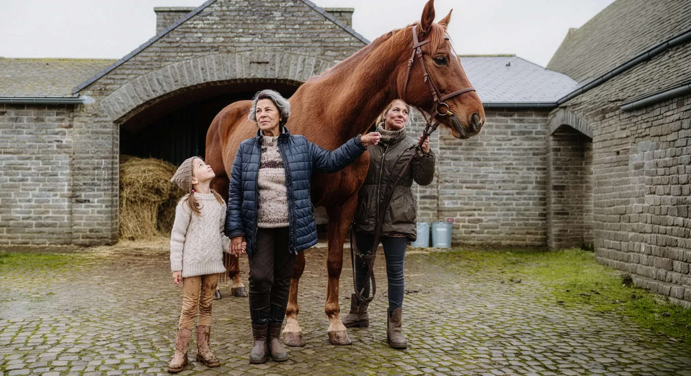 L'équipe du La ferme de la Terr'Happy, centre équestre à Rochechouart